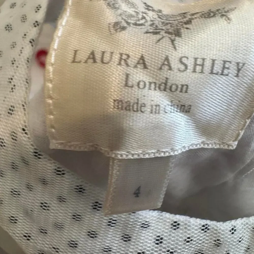 Laura ashley white dress